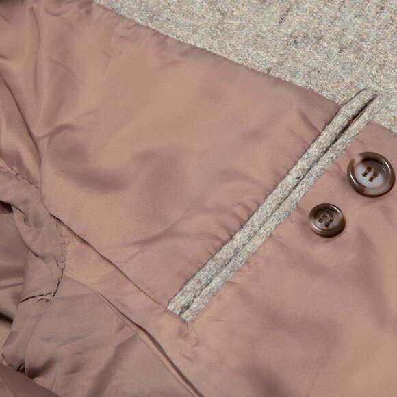 Lubiani (Italy) Lambswool Basket Weave, Soft Tailoring, Relaxed Silhouette - Picture 5 of 10